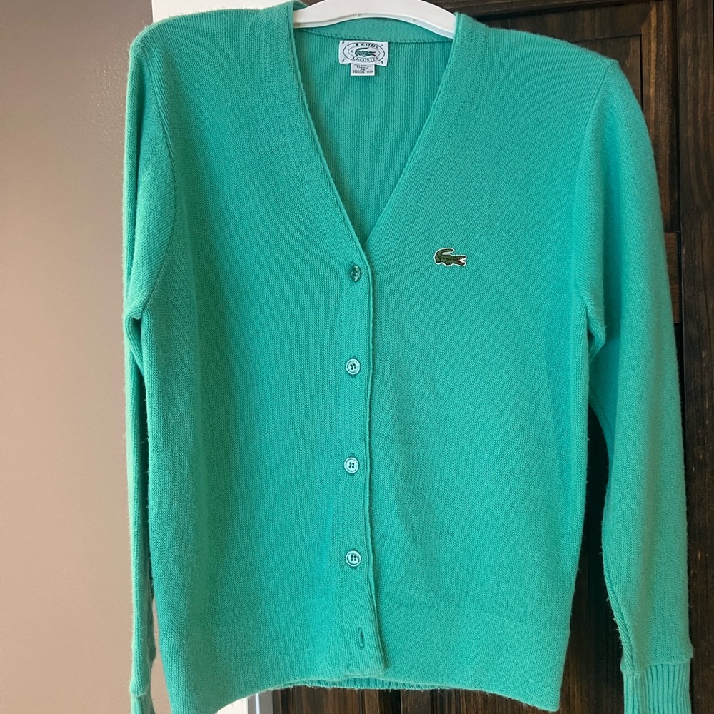 Izod Women's Teal Cardigan Sweater